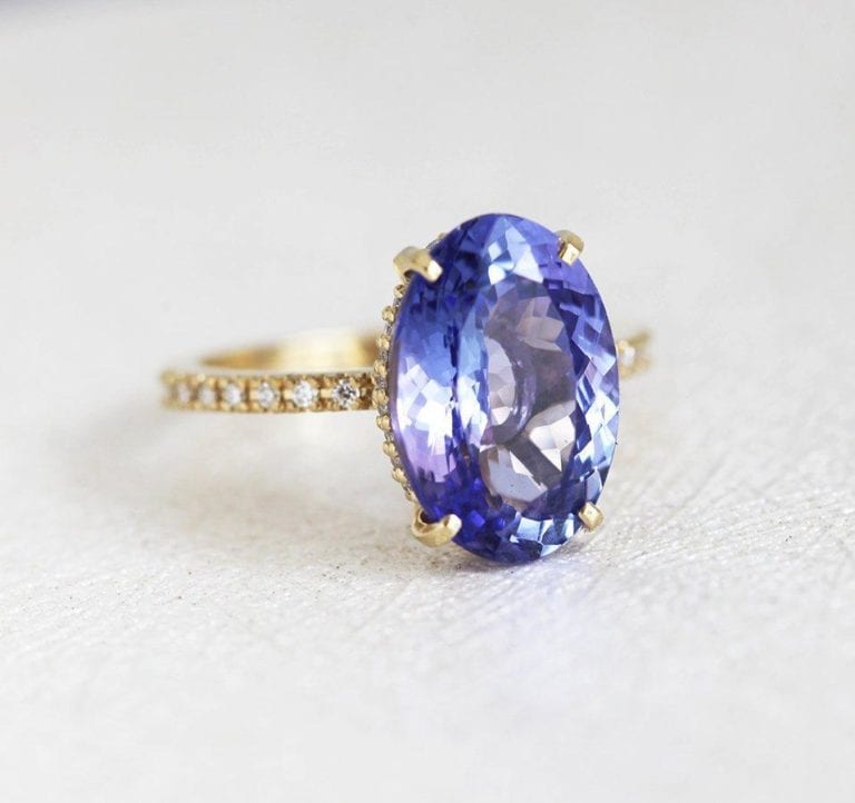 Tanzanite engagement rings